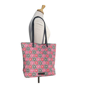 Vera Bradley Floral Blossoms Patterned Tote with Two Handles